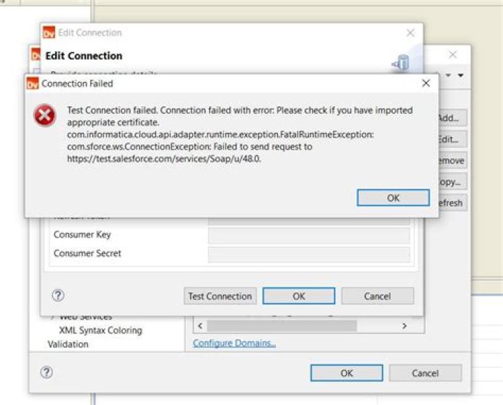 test connection failed in websphere-DSRA0010E: SQL State = S0001, Error Code = 18,456