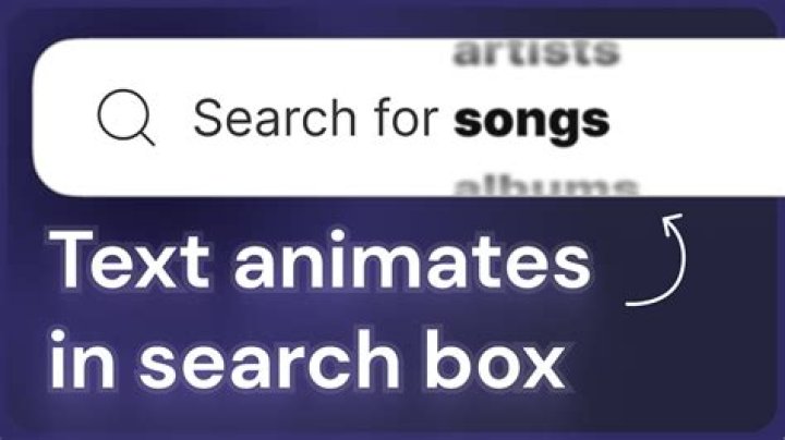 text in search bar