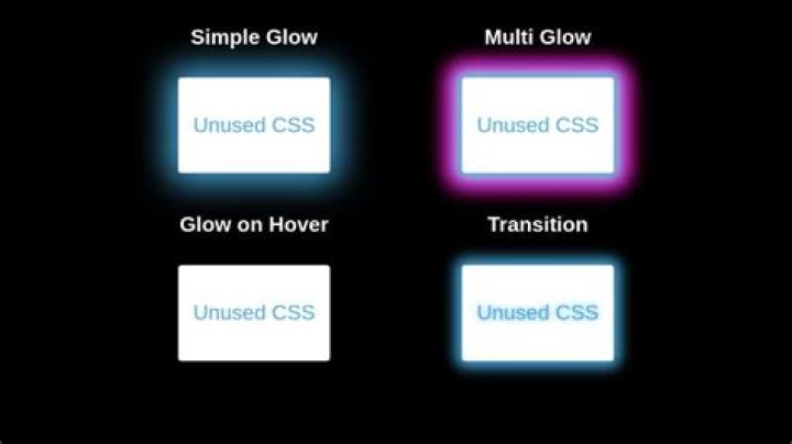 Text outer glow effect using CSS