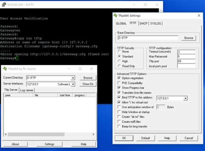 TFTP Server atftpd fails to start