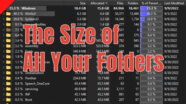 The 'ls -lS' command shows weird folders sizes