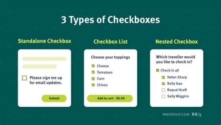 the checkbox