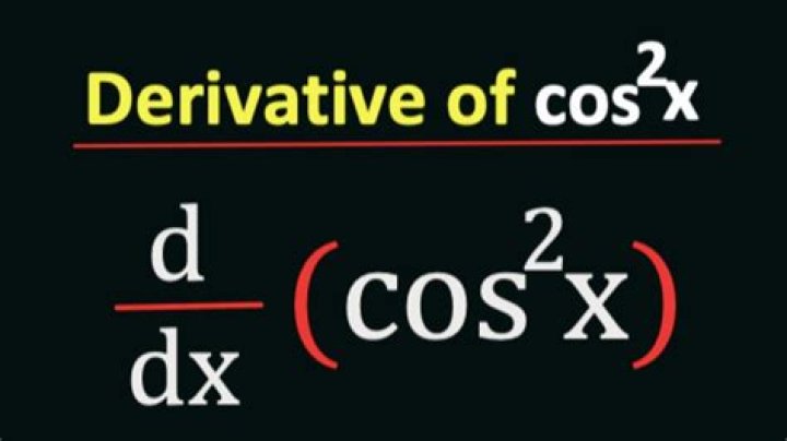 the derivative of cos(2x) with the double-angle formula?