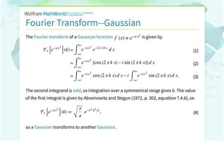 The fourier-laplace transform of the gaussian kernel