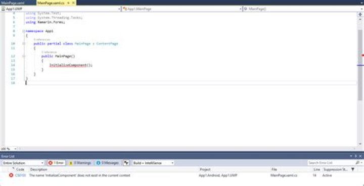 The name 'Console' does not exist in the current context In xamarin forms app