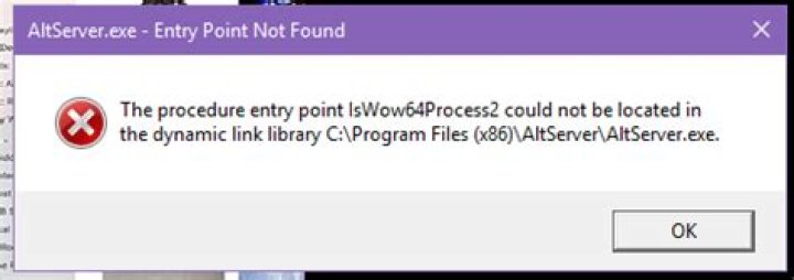 The procedure entry point `GetTickCount64` could not be located in the dynamic link library KERNEL32.dll