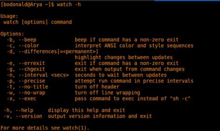The watch command with shell not recognizing filenames