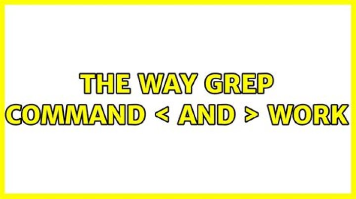 the way grep command \< and \> work