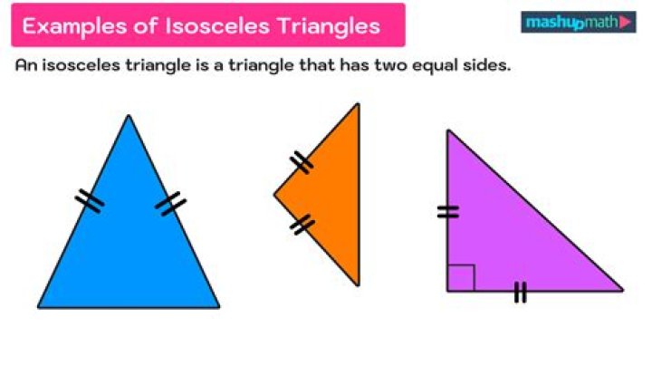 Three isosceles right triangle figures