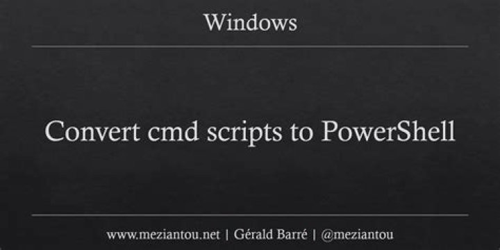 Tool That Converts Any Batch File Into Powershell