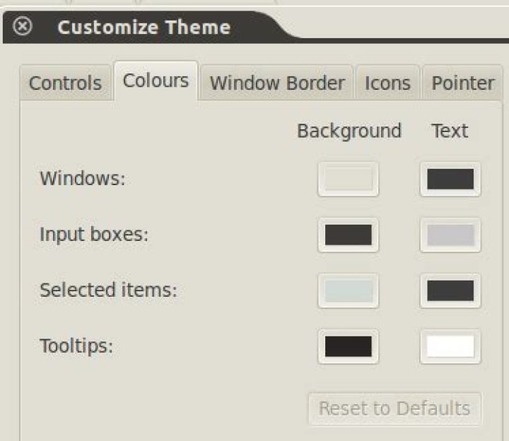 Tooltips are black text on black background