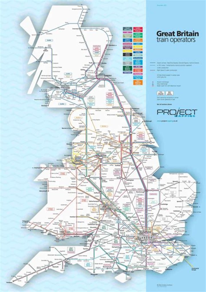 Train lines