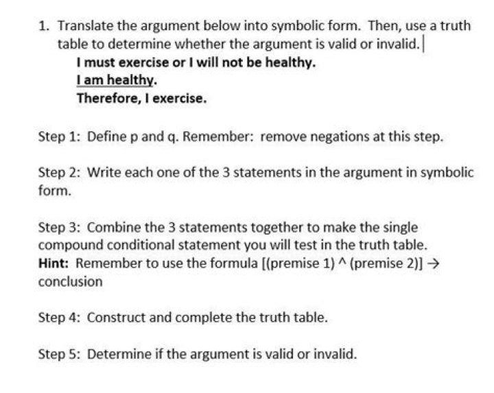 Translate the following argument into symbolic form