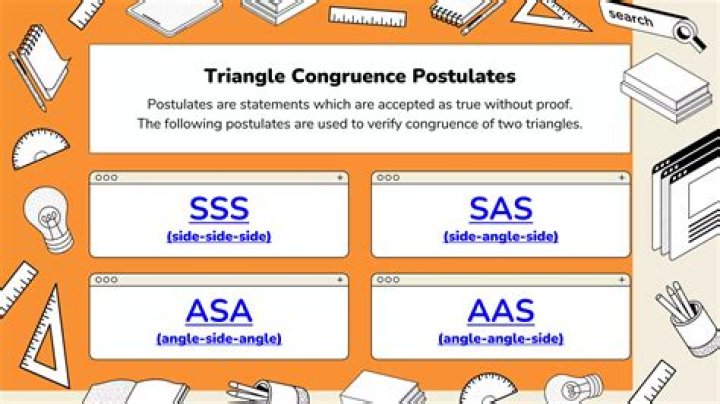 Triangle postulate