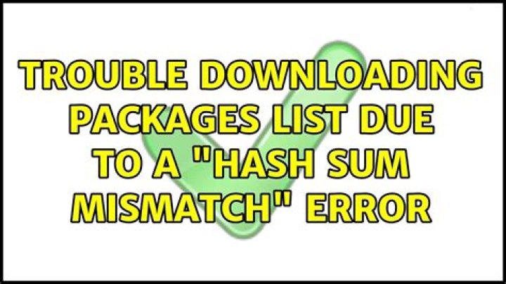 Trouble downloading packages list due to a 