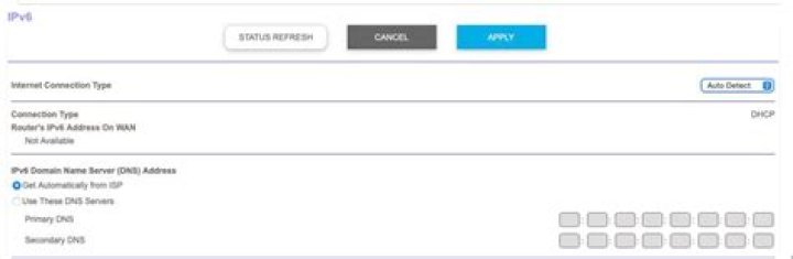 Trying to enable IPv6 results in a 