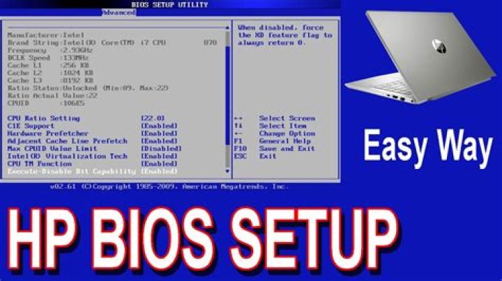 Trying to enter the BIOS setup with the F10 key hangs my HP Spectre x360 13