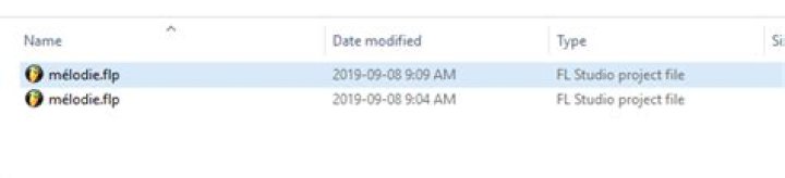 Two files with the same name in the same folder