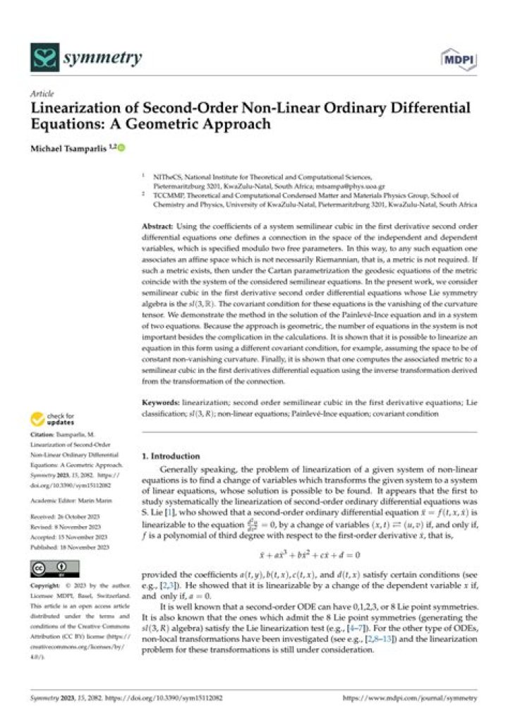 Two methods of Linearization of Second Order ODE are not matched