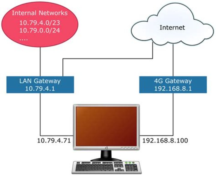 Two Network Interfaces - One for LAN and One For Internet