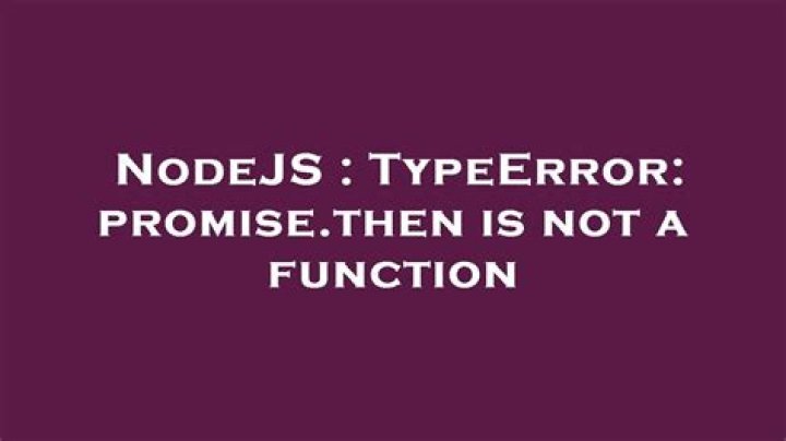 TypeError: promise.then(...).then(...).then(...).then(...).catch is not a function in Node Js [duplicate]