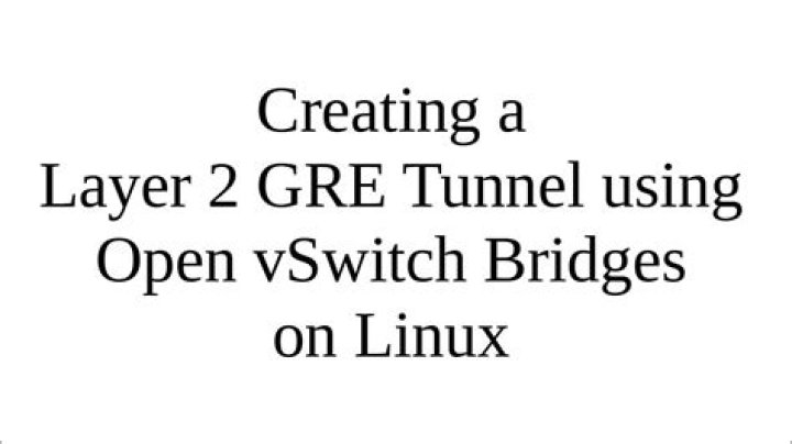 Ubuntu 14.04 GRE tunnnel Open vSwitch 2.01