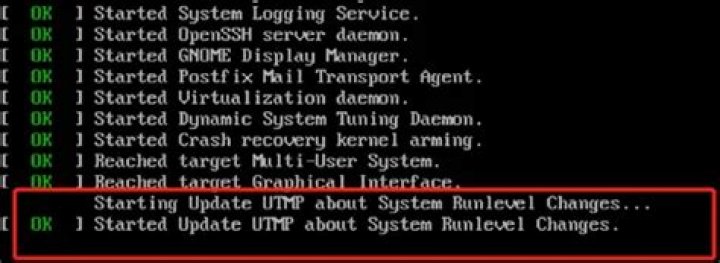 Ubuntu 16.04 hangs at “Started Update UTMP about System Runlevel Changes.”