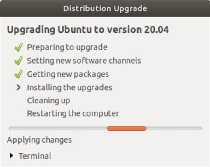 Ubuntu 18.04 to 20.04 upgrade not working
