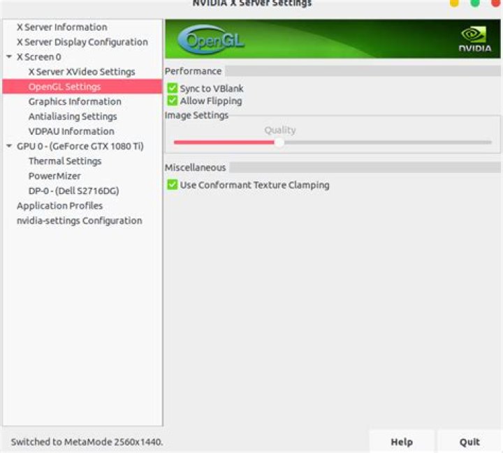 Ubuntu 18.10 Missing GSync Option