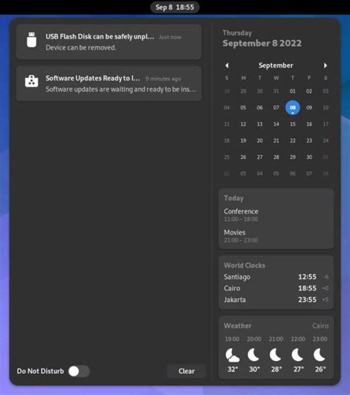 Ubuntu Calendar does not give me notifications