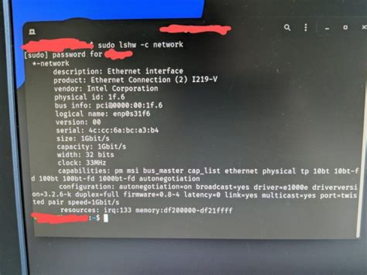 Ubuntu desktop 22.04 LTS - ethernet connection not working