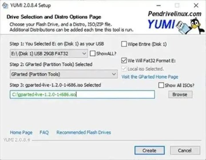 Ubuntu installation does not detect hard drive but shows in GParted - ubuntu live usb