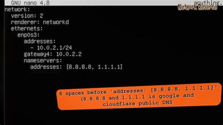 Ubuntu server 20.04 change network connection