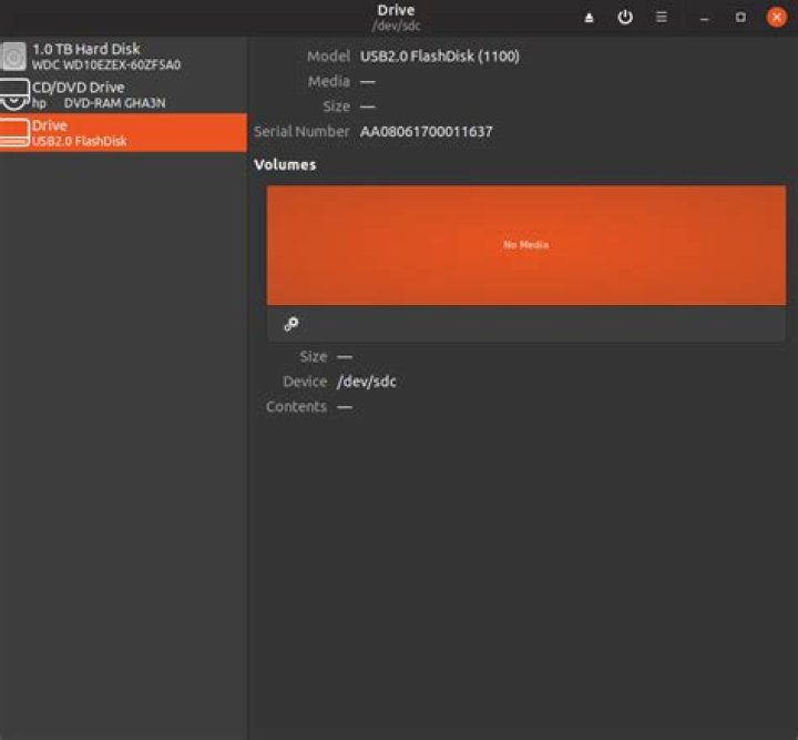 Ubuntu - USB drive fixing after interrupted formatting