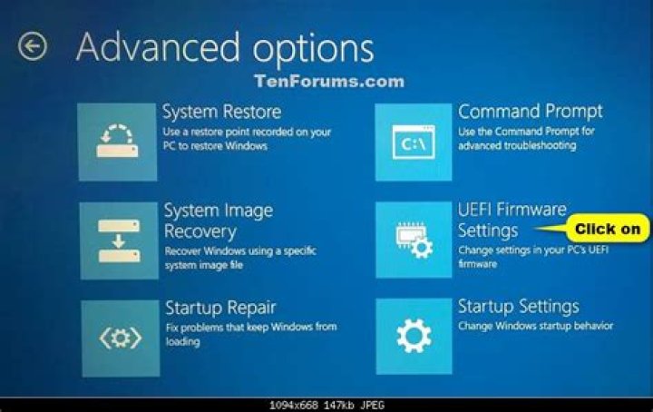 UEFI/BIOS seemingly missing