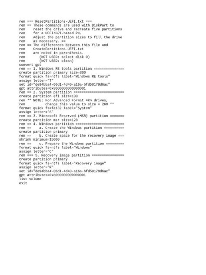 UEFI Partitioning for Dummies