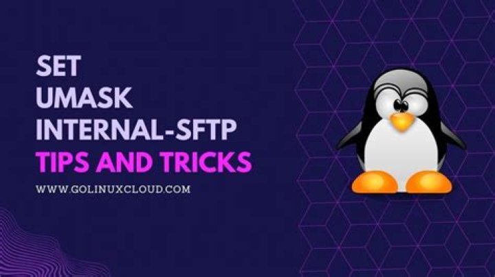 Umask for the SFTP users