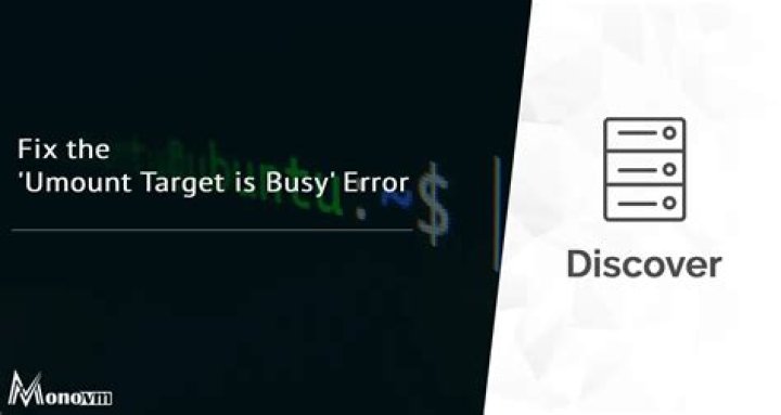umount: /: target is busy