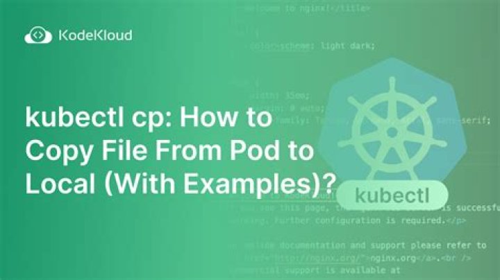 Unable to Copy data from POD to local using kubectl cp command
