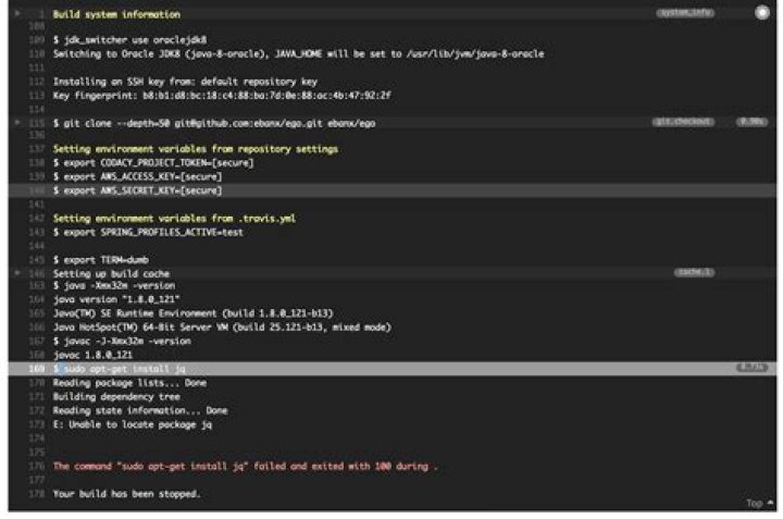Unable to download the jq package