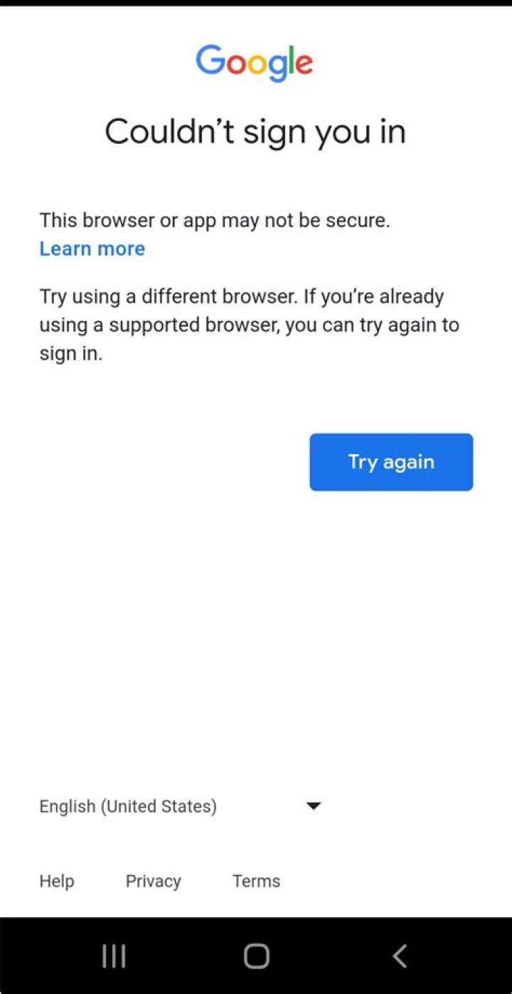 Unable to sign in to Evernote account using Tusk - this browser or app may not be secure error