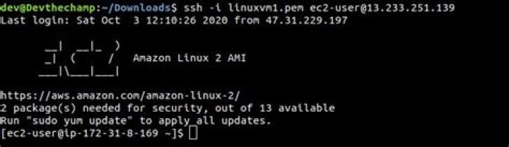 Unable to ssh to EC2 from Ubutnu(connection times out)