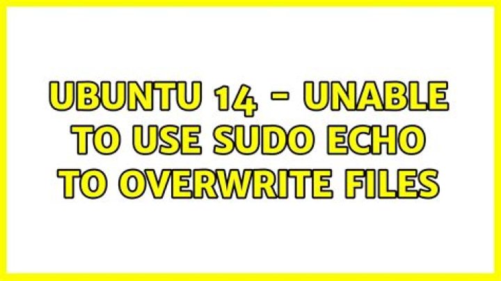 Unable to use sudo