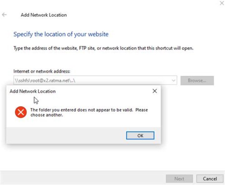 Unable to write to SSHFS folder
