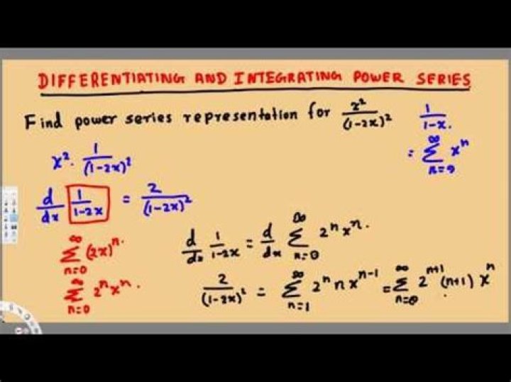 Understanding and Integrating/Differentiating Power Series