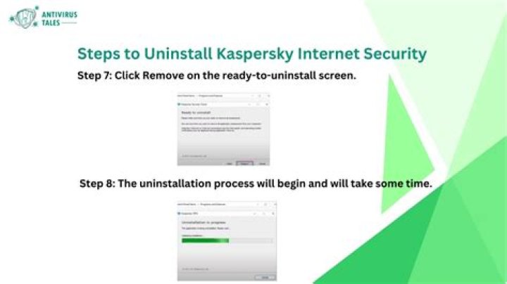 Uninstall Kaspersky Internet Security 2020 from Windows 10