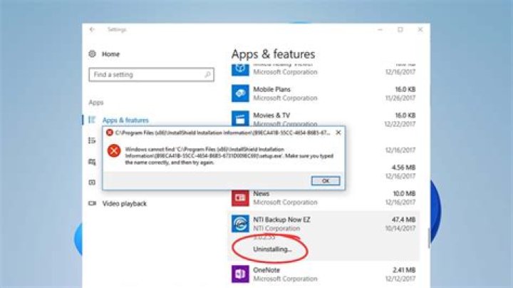 Uninstalled program will not re-install because dependencies now not met?