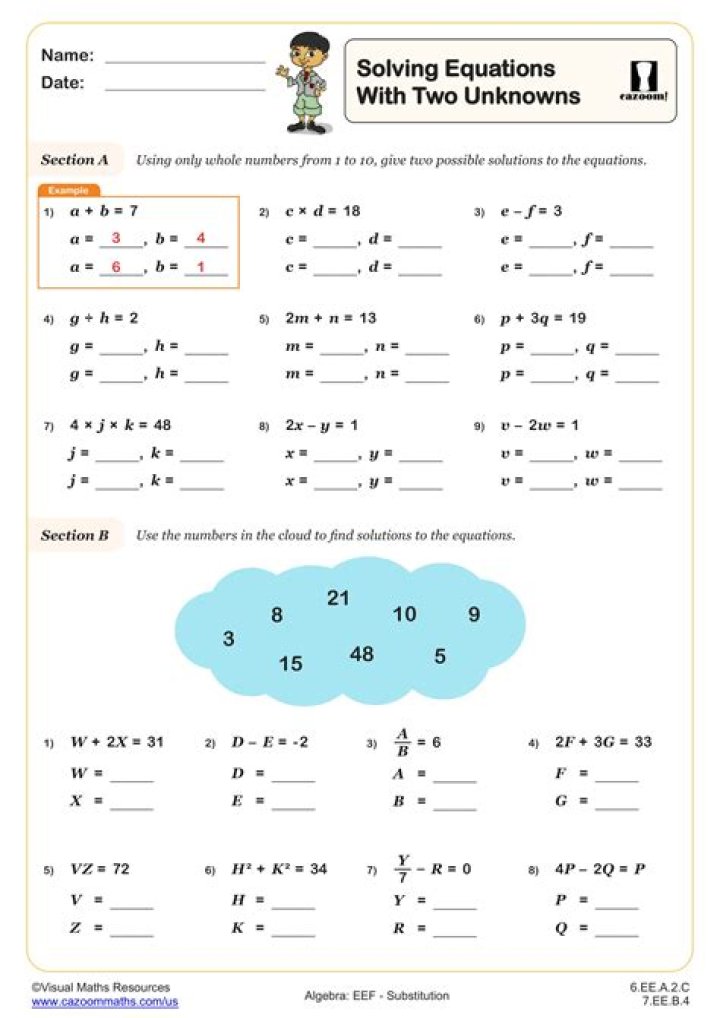 Unknows solution with 3 equations and 2 unknowns
