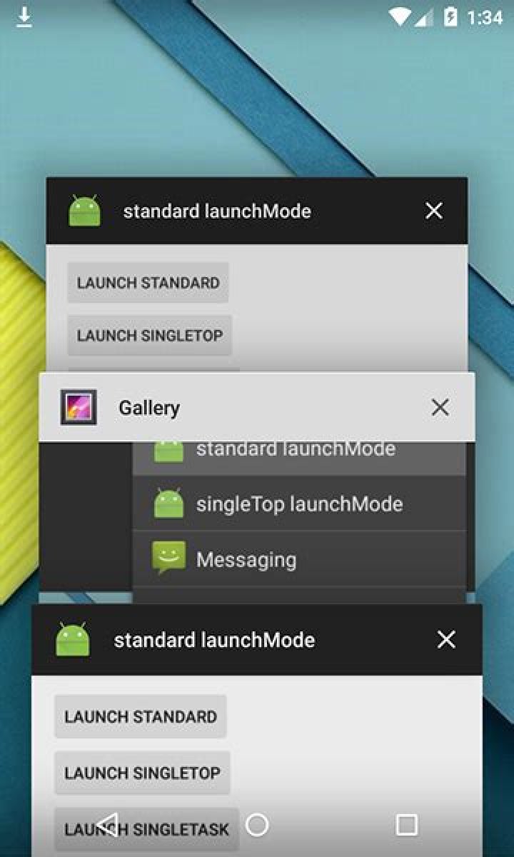 Up Navigation and singleTop launch mode