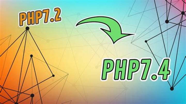Updating from PHP 7.2 to 7.4